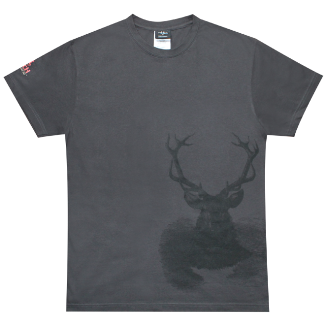 Hirsch T-Shirt anthrazith